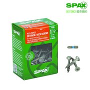 SPAX Wood Screw, #14, 1-1/2 in, Steel Flat Head Torx Drive 4191670600404